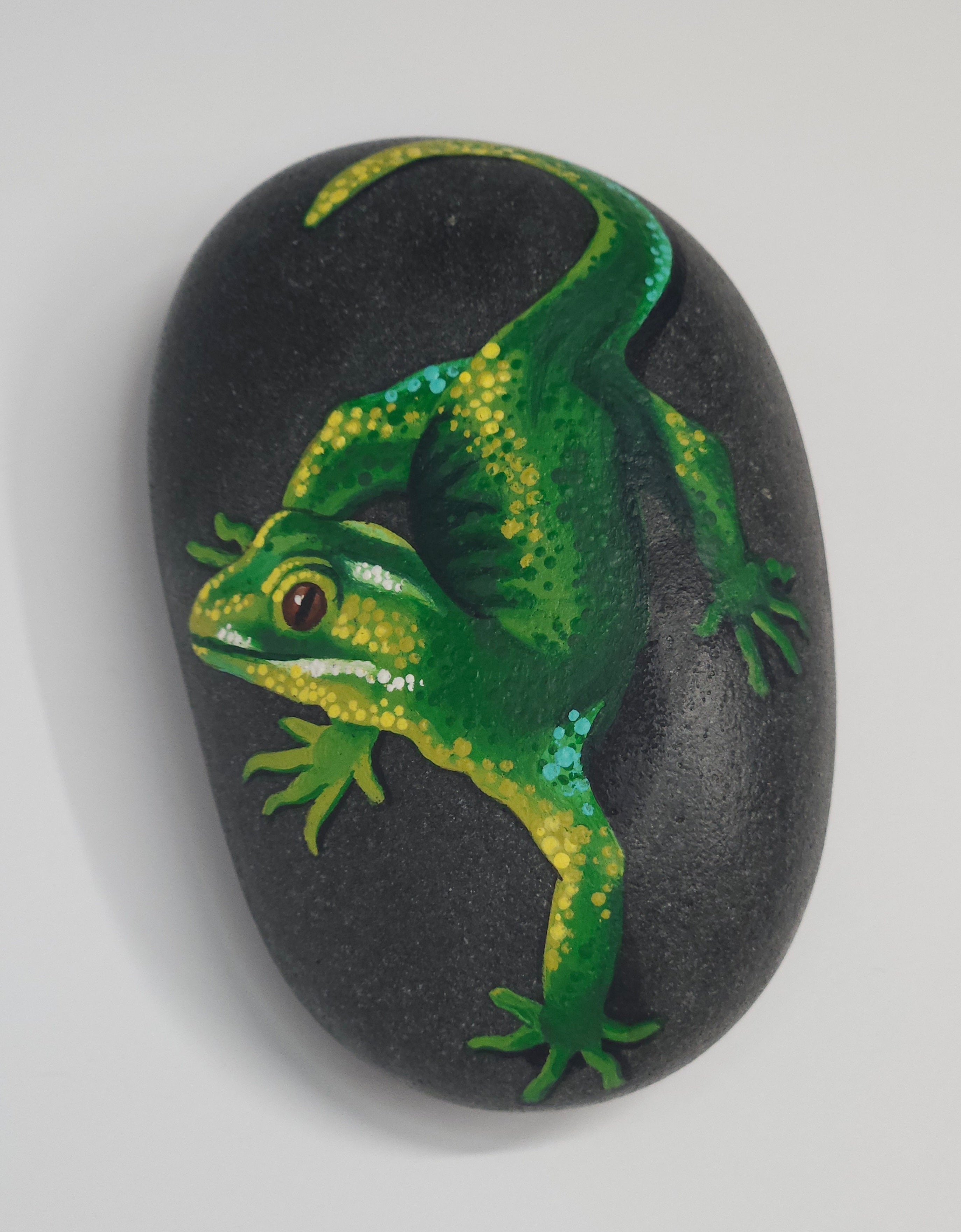 "Gecko", Painted Rock